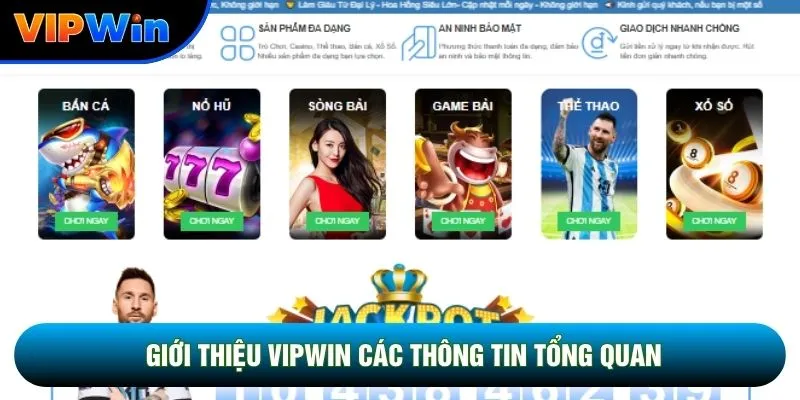 Giới Thiệu Vipwin - Nhà Cái Costa Rica Cấp Phép, Hợp Tác 7 NPH Lớn 1 Giới thiệu Vipwin các thông tin tổng quan